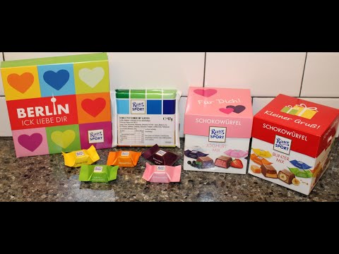 Ritter Sport: Berlin I Love You, Peppermint Liqueur, Yogurt Mix & Colorful Mix Review