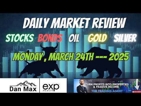 Daily Market Review - March 24th, 2025 | Stocks, Oil, Bonds, Gold & Silver Analysis