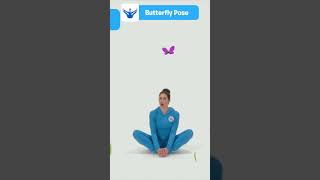 Butterfly Pose - Baddha Konasana #yoga
