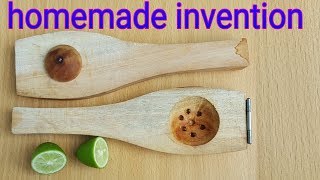 Lemon press machine /Homemade made inventions