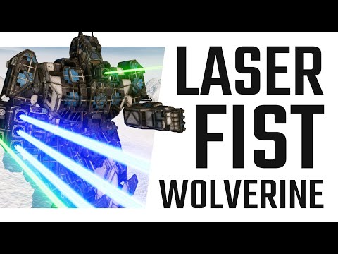 How to cut your enemies in half - Laser Fist Wolverine - Mechwarrior Online The Daily Dose #1348