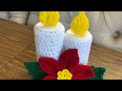 Candle 🕯️ step by step 🥰🧶 for centerpiece