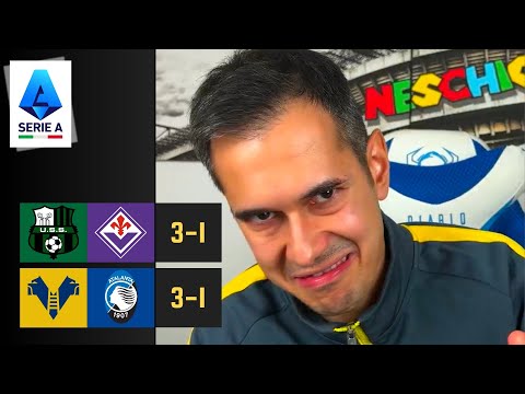 🥹 TOUCHING‼️ VERONA-ATALANTA 3-1 and SASSUOLO-FIORENTINA 3-1