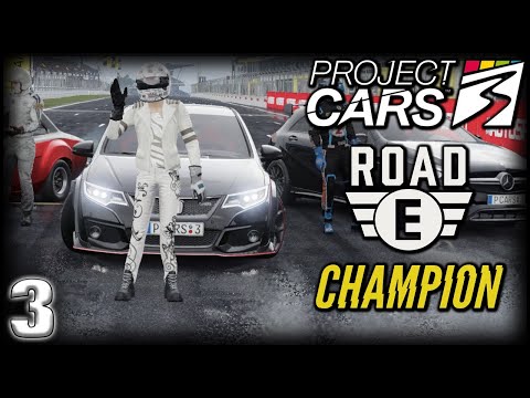 PROJECT CARS 3 Walkthrough Gameplay Part 3 - THE ROAD E CHAMPIONSHIP (No Commentary)