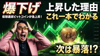 爆上げ】仮想通貨ビットコインが上昇した理由をこの動画一本でわかる！今後は暴落？