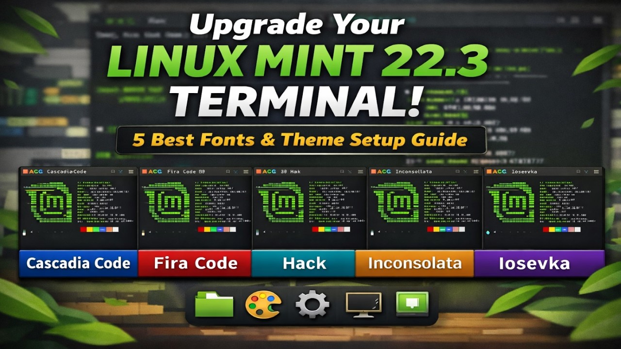 Upgrade Your Linux Mint 22.3 Cinnamon Terminal: 5 Best Fonts + Theme Setup Guide