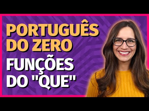 🟣 A PALAVRA "QUE" (usos e funções) || Prof. Letícia Góes