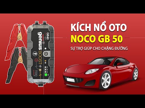 Pin dự phòng kiêm bộ khởi động xe NOCO GB50| Yên tâm trên mọi chặng đường