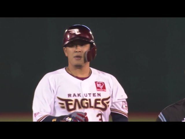 【6回裏】イーグルス・浅村 打点リーグトップに並ぶ逆転の2点タイムリー2ベースヒット!! 2020/10/20 E-B