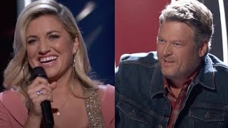 WATCH: Blake Shelton & Morgan Myles Have “Heart-To-Heart” On ‘The Voice’ Following Four Chair Turn..
