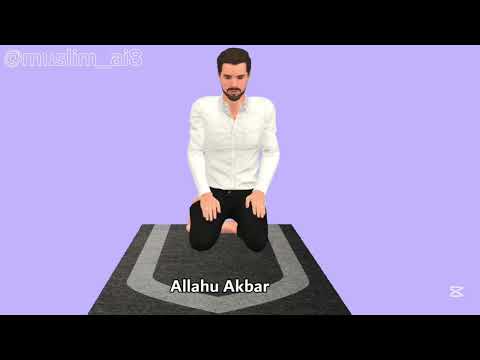 How to pray Maghrib for men (beginners) - with Subtitle