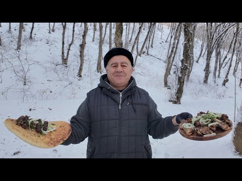 Lula & Tike Kebab in Snowy Mountains | Outdoor Cooking Adventure