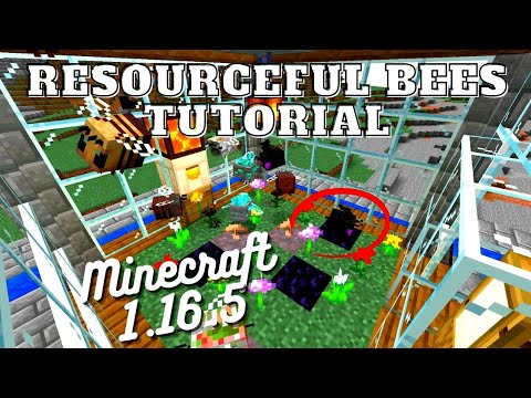 Resourceful Bees Tutorial - Minecraft 1.16.5