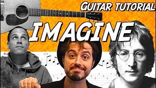 John Lennon - Imagine (Jack Johnson&#39;s version) - Tuto facile acoustique et fort pacifique