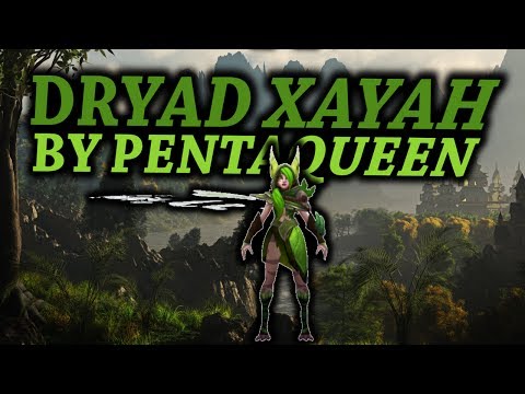 Dryad Xayah - Skin Spotlight - Custom Skin LOL [S7]