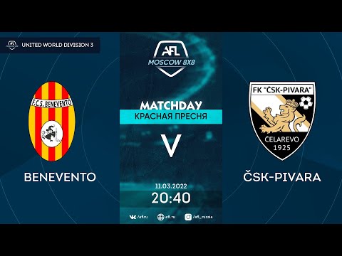 AFL22. United World 3. Day 1. Benevento - ČSK-Pivara