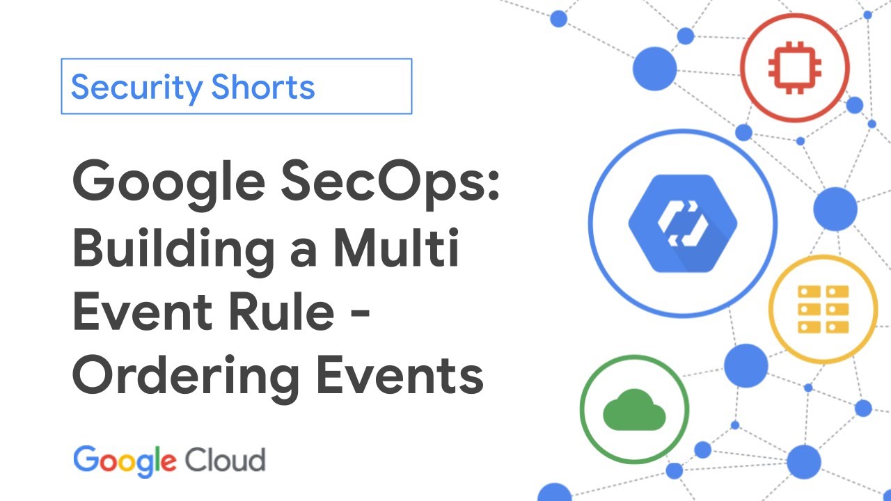 Google SecOps: Ordering Events in a Multi Event Rule