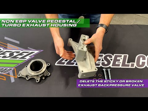 ZZ Diesel Non EBP Valve Pedestal / Turbo Exhaust Housing 1999.5-2003 Ford 7.3L Powerstroke