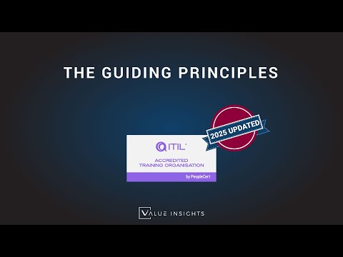 ITIL® 4 Foundation Exam Preparation Training | The Guiding Principles (eLearning)