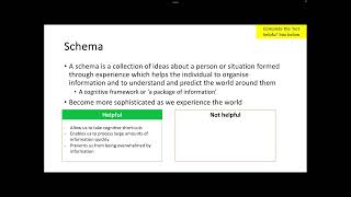 Cognitive Approach