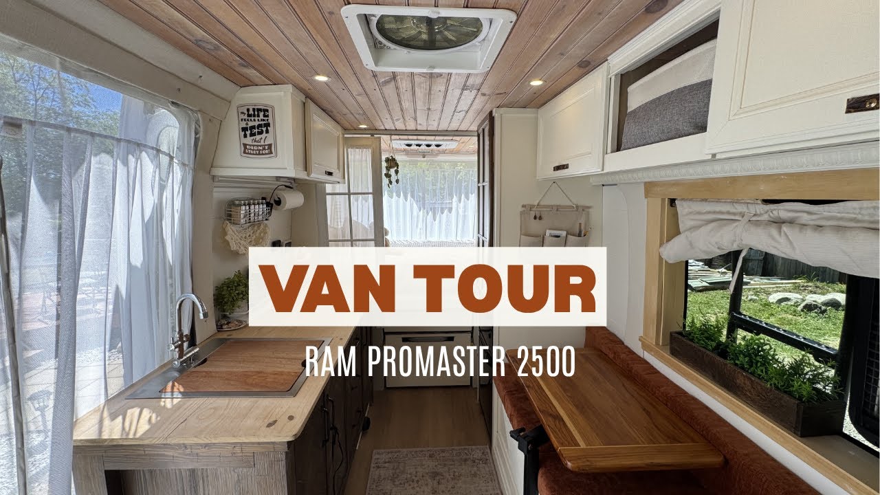 Cute Cottage-Style DIY Van Build Tour 2026
