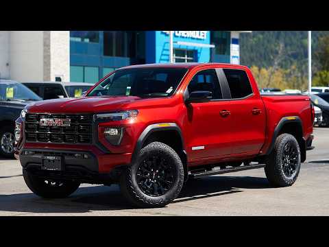 2026 GMC Canyon Crew Cab Short Box 4-Wheel Drive Elevation in Red for sale at Salmon Arm Chevrolet Buick GMC in Salmon Arm, BC