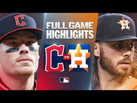 휴스턴 VS 클리블랜드 1:8 MLB 하이라이트