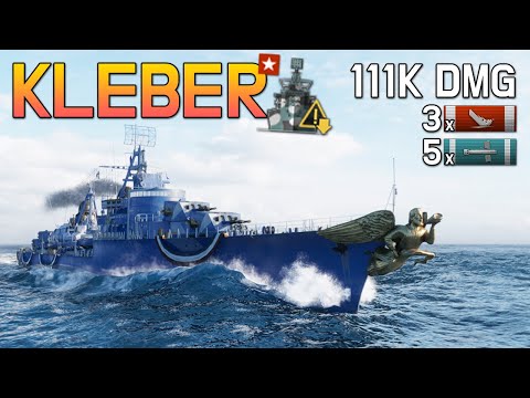 Kleber: Destroyer that is not helpful to the team [World of Warships]