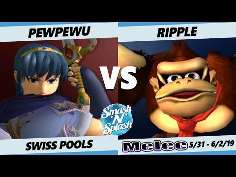 SNS5 SSBM - CLG | PewPewU (Marth) Vs. Ripple (DK) Smash Melee Tournament Pools