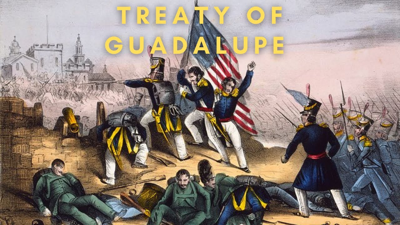 What event forced Mexico to sign a peace treaty with the United States?