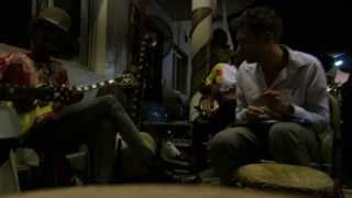 Damon Albarn, Toumani Diabaté, Pauli the PSM & Seye Adelekan jam at Africa Express, Mali 9/10/13