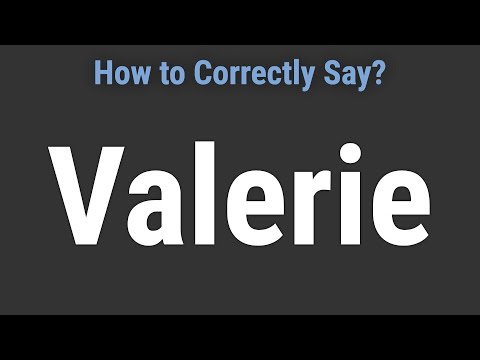 How to Pronounce Name Valerie (Correctly!)