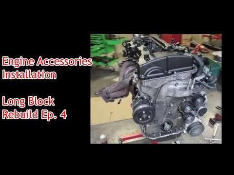 How to Install Engine External Components;  (Hyundai / Kia 2.4 GDI) - Long Block Rebuild Ep. 4