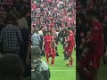 Mo Salah hugs Virgil Van Dijk’s Daughter at Anfield 🥰 #LFC