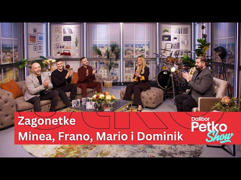 Zagonetke   Minea, Frano Pehar, Mario Roth i Dominik Šušković | Dalibor Petko Show | CMC TV