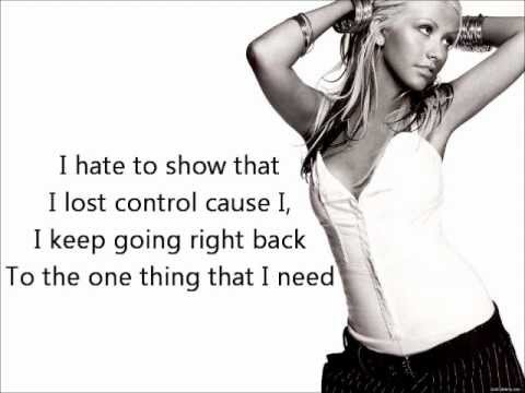 Christina Aguilera - Walk Away with lyrics on screen