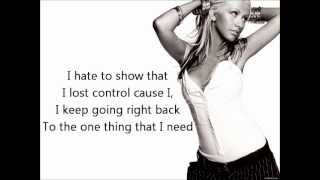 Christina Aguilera - Walk Away with lyrics on screen