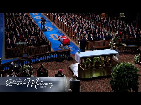 Marc Hervieux interprète «Quand les hommes vivront d’amour» aux funérailles d’État de Brian Mulroney