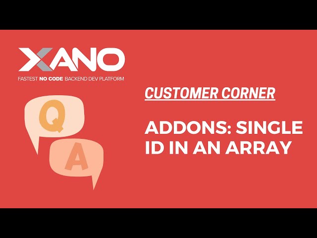 Creating an Addon when an ID is IN an array of IDs