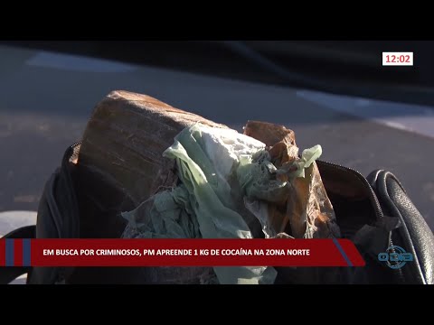 Em busca por criminosos, PM apreende 1kg de cocaína na zona norte 01 09 2022