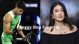 CARLOS ALCARAZ SPOTTED WITH PEGGY GOU AUSTRALIAN OPEN