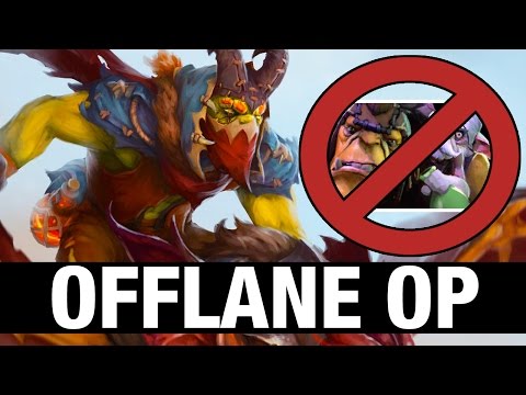 OFFLANE OP - OG.Ana Plays Batrider - Dota 2