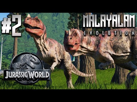 Jurassic World Evolution Malayalam Gameplay | Building My Park Part 2