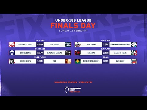 🔴 LIVE | Under-18s Finals Day 2025 | Gallagher Premiership Rugby
