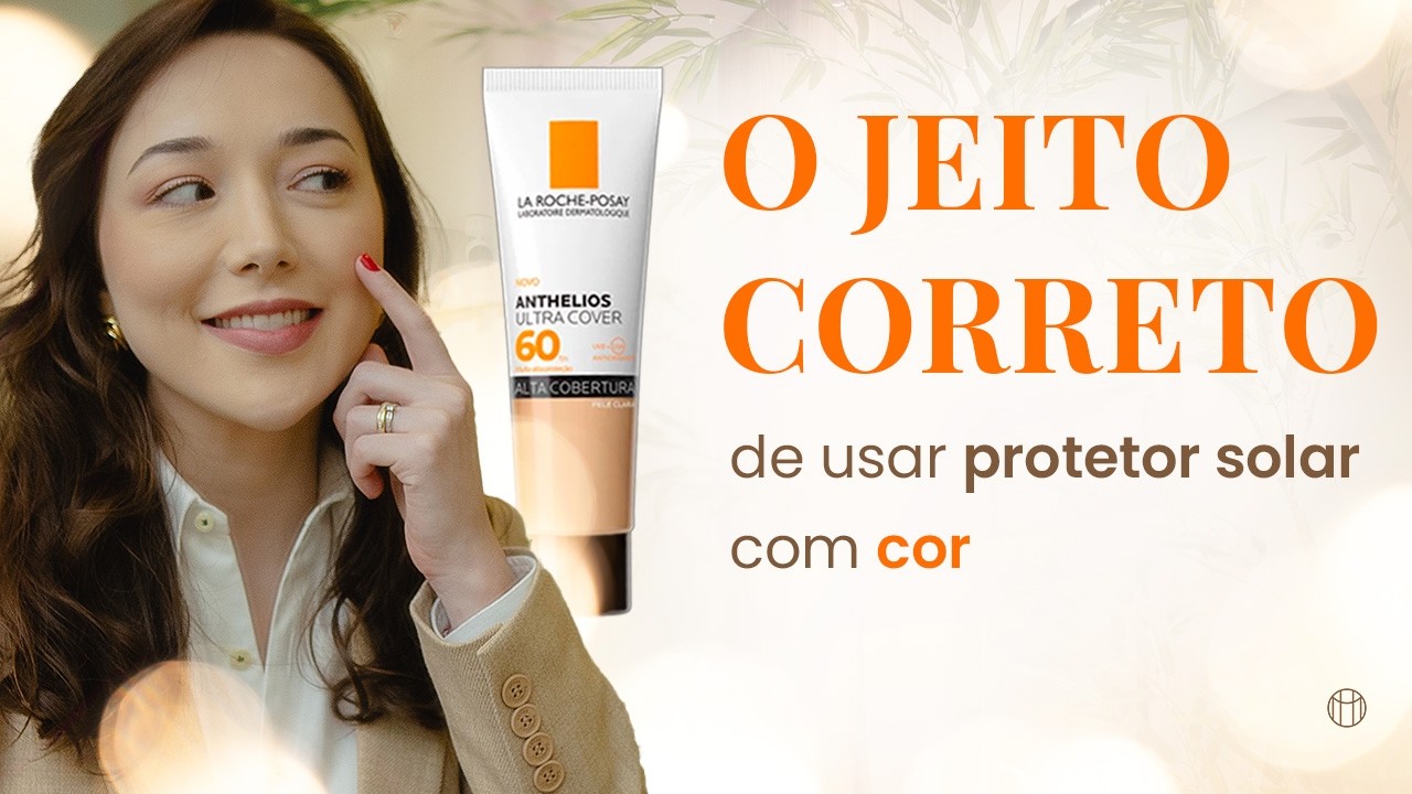 APRENDA uma MAQUIAGEM simple usando Protetor Solar Cor