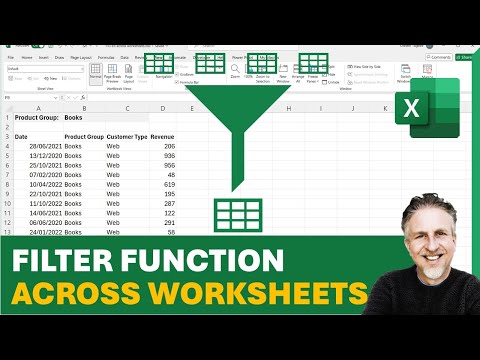 Excel FILTER Function Across Multiple Worksheets