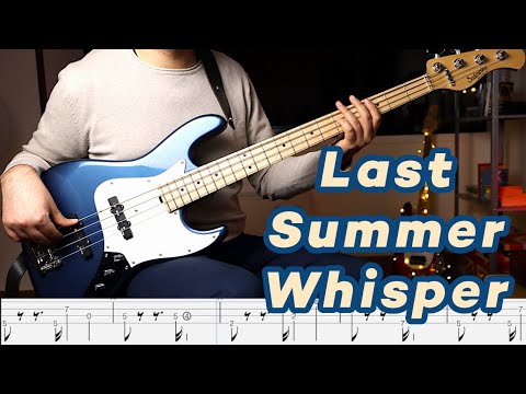 杏里 Anri - Last Summer Whisper City Pop (Bass cover with tabs)