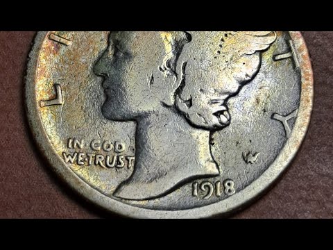 Rare 1918 D Mercury Dime
