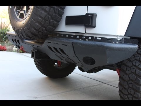 Aries Automotive Rear Modular Bumper install - 2013 Jeep Wrangler Rubicon 10th Anniversary