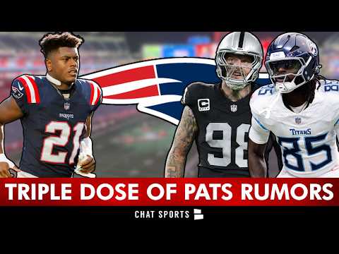 Patriots Get a TRIPLE DOSE OF Rumors: Franchise Tag News, Maxx Crosby To NE? & NFL Free Agency Buzz